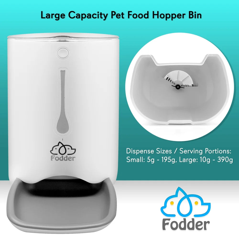 Smart Automatic Pet Feeder for Cats & Dogs – Digital Food Dispenser with Voice Recording & Programmable LCD Control | Pawrent’s Choice
