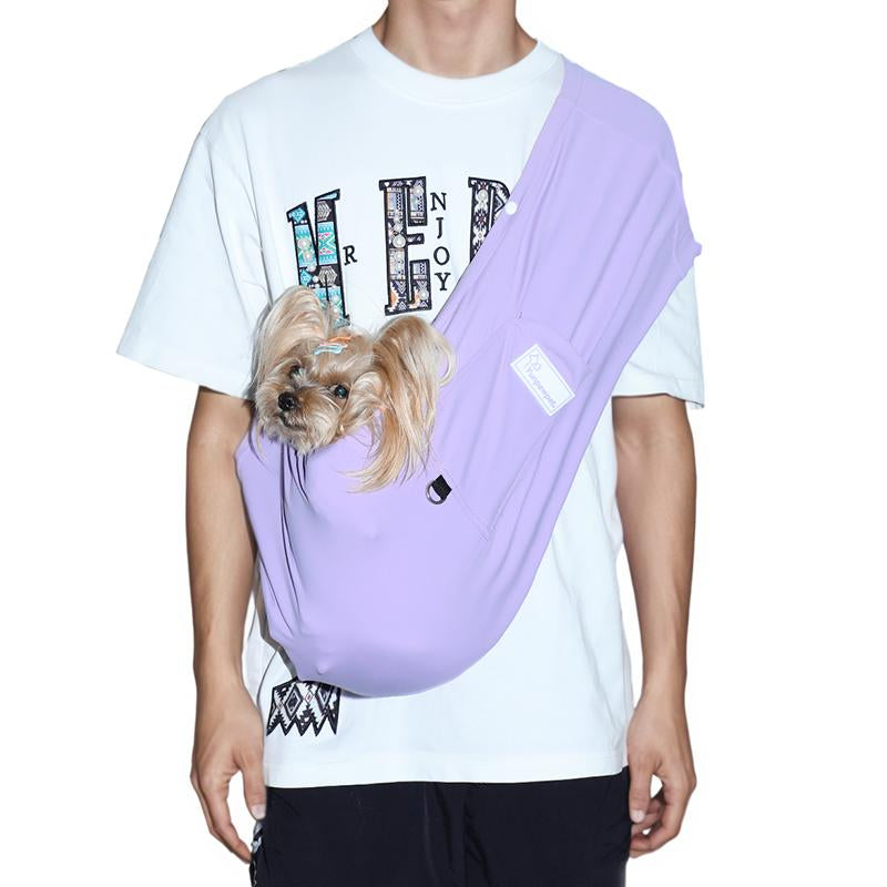 L Pet Sling, Pet Carrier, Handsfree up to 15Lbs, Dog & Cat Sling Soft Touch for Chinchillas, Hedgehogs, Puppies, Sugar Gliders, Guinea Pigs, Rabbits, Kittens Etc Bag Hands Free Cozy & Secure