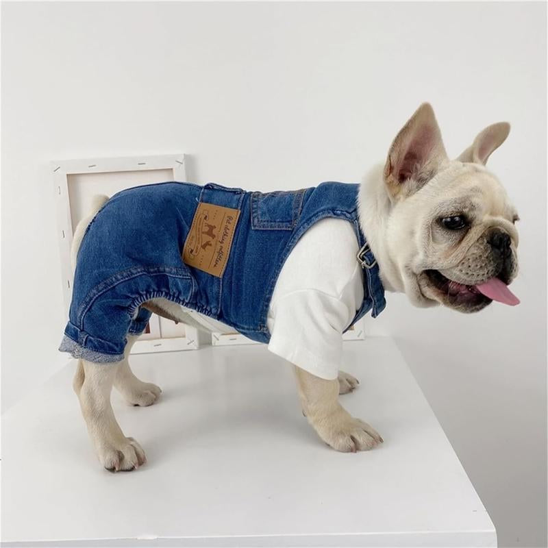 New Style Breathable Pet Overalls,Comfortable and Cute Dog Jumpsuits, Pet Clothing for Dachshunds and French Bulldogs, Halloween Puppy Funny Role Play Costume